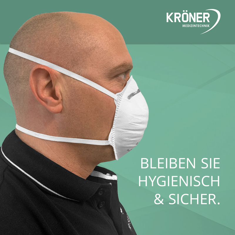 Sanocare FFP2-Schutzmaske bei Kröner Medizintechnik